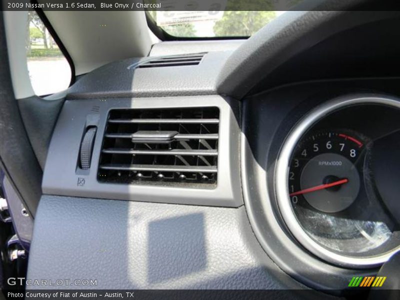 Blue Onyx / Charcoal 2009 Nissan Versa 1.6 Sedan