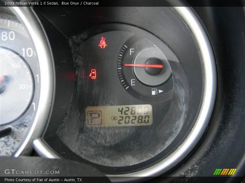 Blue Onyx / Charcoal 2009 Nissan Versa 1.6 Sedan