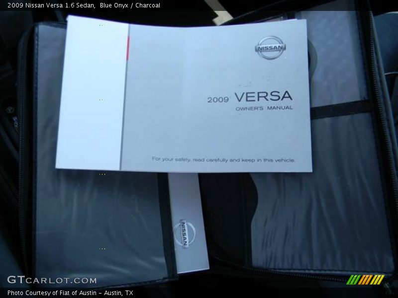 Blue Onyx / Charcoal 2009 Nissan Versa 1.6 Sedan