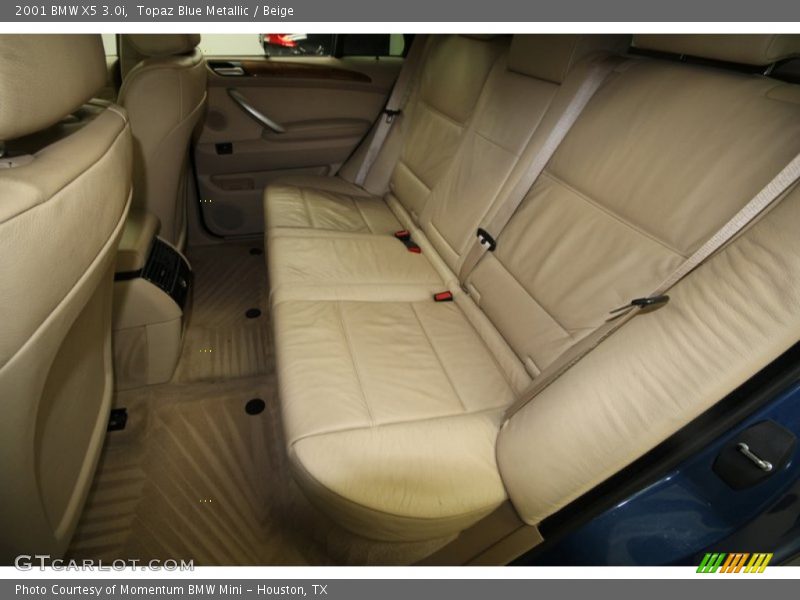 Topaz Blue Metallic / Beige 2001 BMW X5 3.0i
