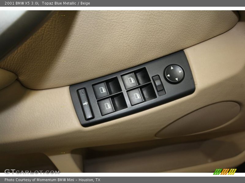 Topaz Blue Metallic / Beige 2001 BMW X5 3.0i