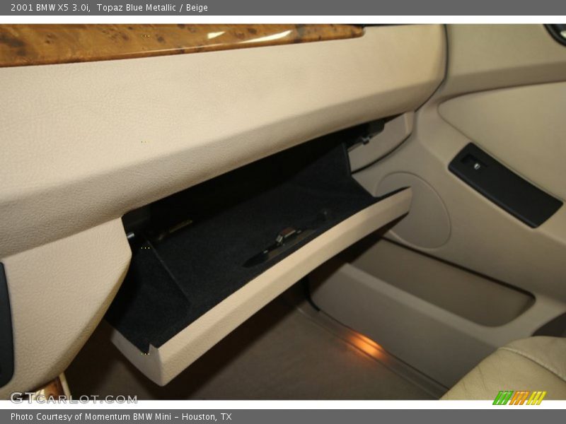 Topaz Blue Metallic / Beige 2001 BMW X5 3.0i