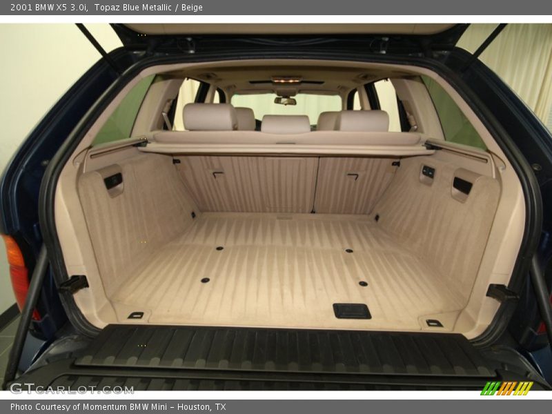 Topaz Blue Metallic / Beige 2001 BMW X5 3.0i