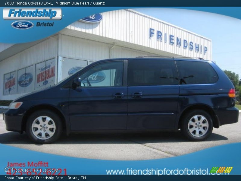 Midnight Blue Pearl / Quartz 2003 Honda Odyssey EX-L