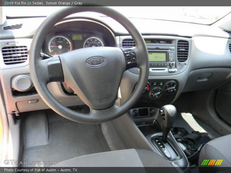Dashboard of 2009 Rio LX Sedan