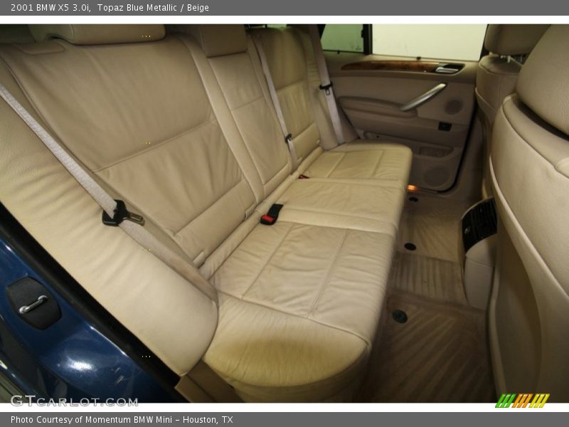 Topaz Blue Metallic / Beige 2001 BMW X5 3.0i