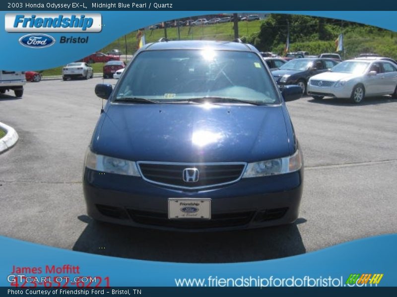 Midnight Blue Pearl / Quartz 2003 Honda Odyssey EX-L