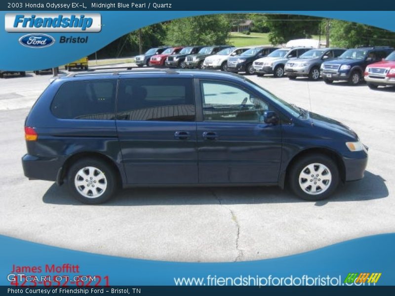 Midnight Blue Pearl / Quartz 2003 Honda Odyssey EX-L