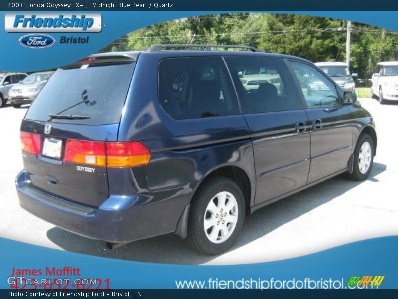 Midnight Blue Pearl / Quartz 2003 Honda Odyssey EX-L