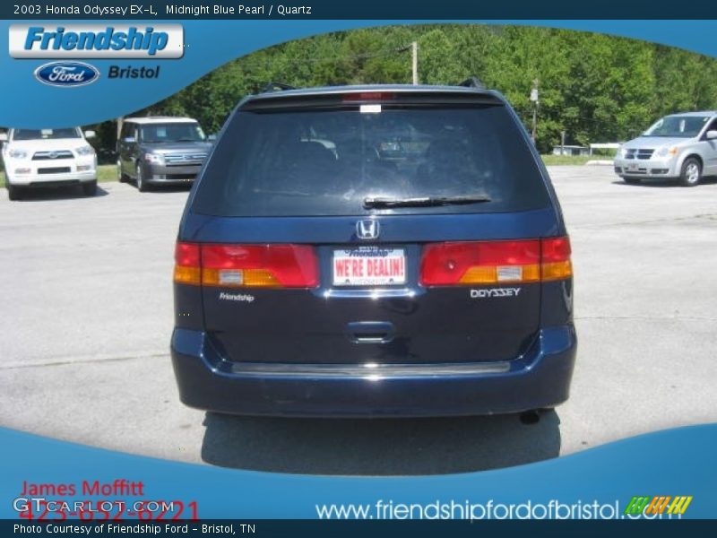 Midnight Blue Pearl / Quartz 2003 Honda Odyssey EX-L