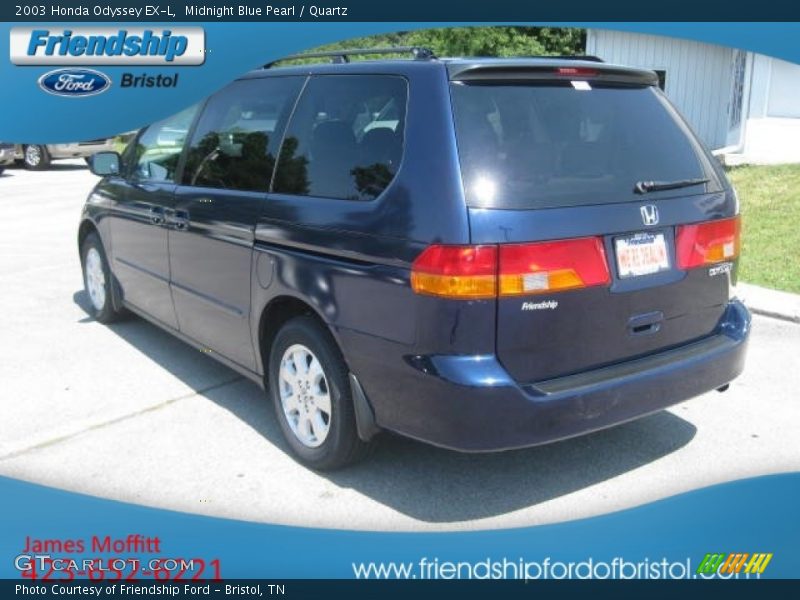 Midnight Blue Pearl / Quartz 2003 Honda Odyssey EX-L