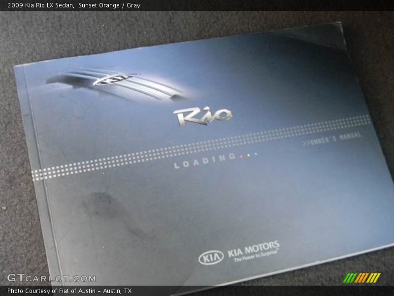 Books/Manuals of 2009 Rio LX Sedan