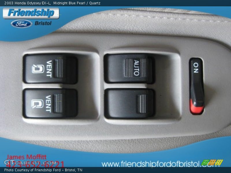 Midnight Blue Pearl / Quartz 2003 Honda Odyssey EX-L