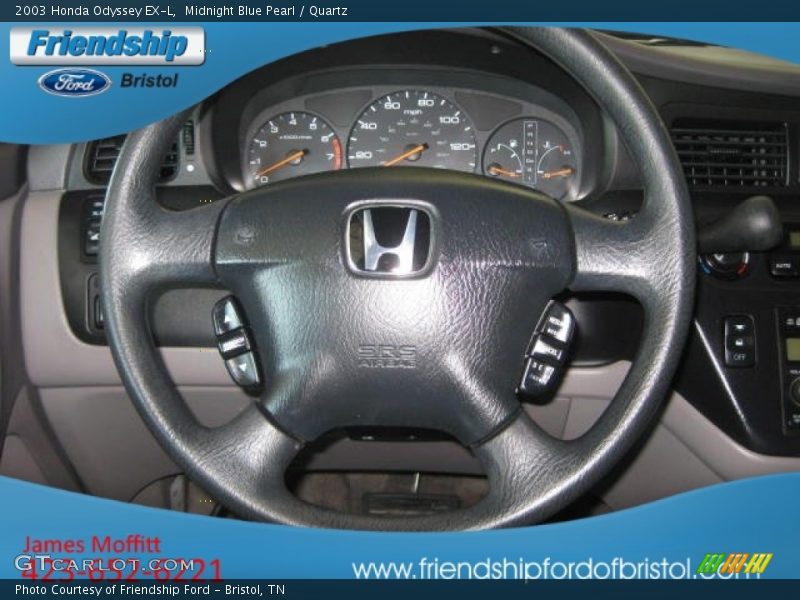 Midnight Blue Pearl / Quartz 2003 Honda Odyssey EX-L