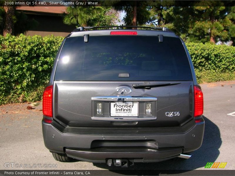 Silver Graphite Gray / Wheat 2008 Infiniti QX 56 4WD