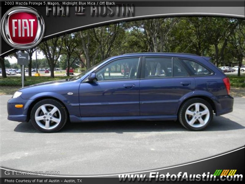 Midnight Blue Mica / Off Black 2003 Mazda Protege 5 Wagon
