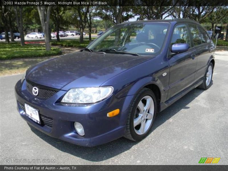 Midnight Blue Mica / Off Black 2003 Mazda Protege 5 Wagon