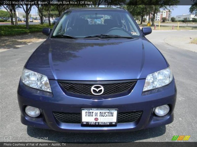 Midnight Blue Mica / Off Black 2003 Mazda Protege 5 Wagon