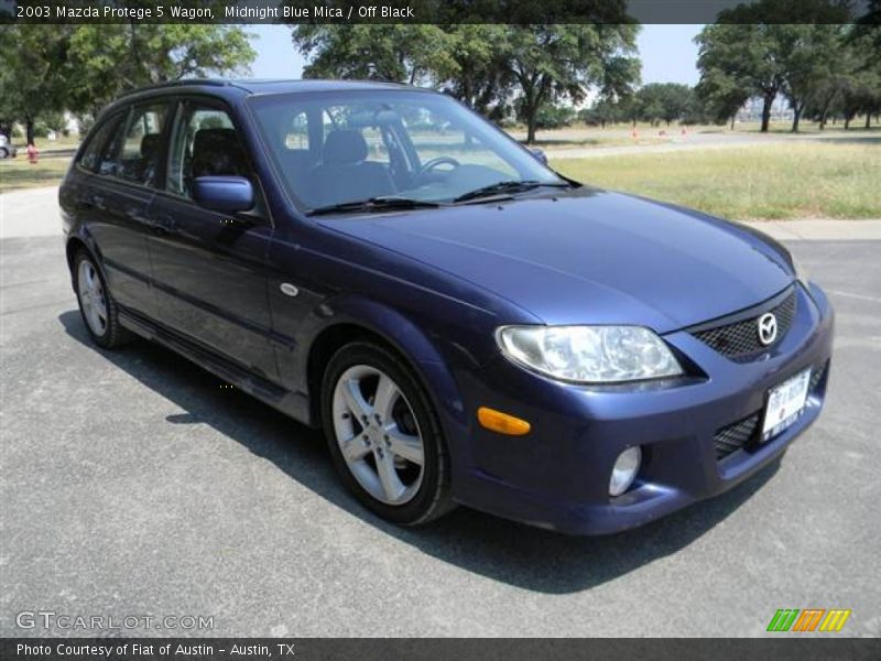 Midnight Blue Mica / Off Black 2003 Mazda Protege 5 Wagon