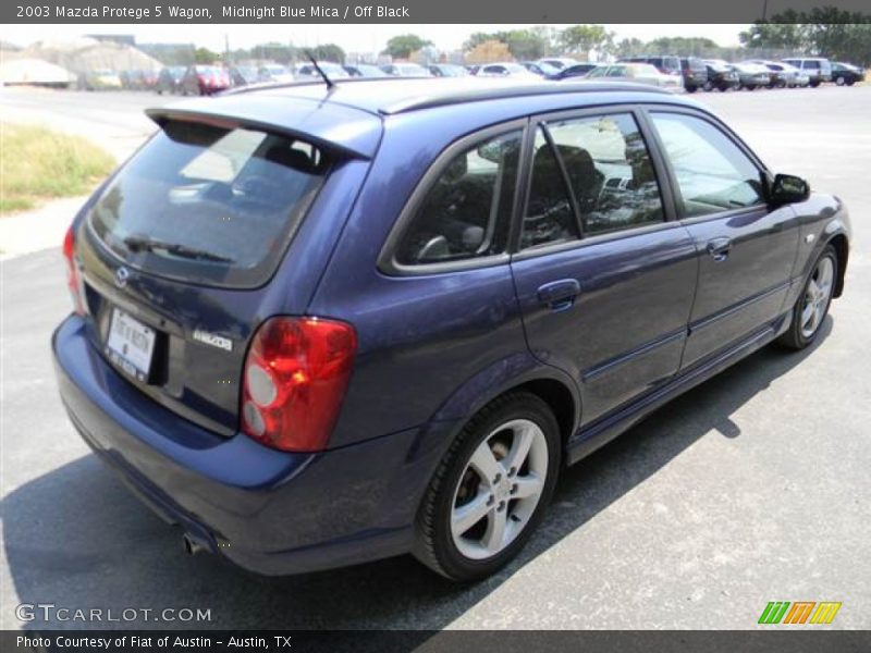 Midnight Blue Mica / Off Black 2003 Mazda Protege 5 Wagon