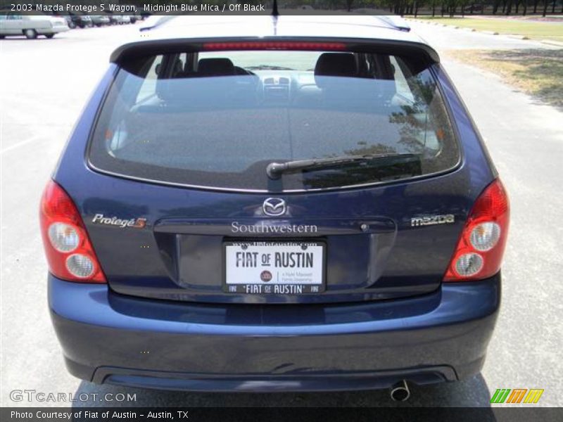 Midnight Blue Mica / Off Black 2003 Mazda Protege 5 Wagon