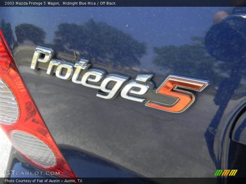 Midnight Blue Mica / Off Black 2003 Mazda Protege 5 Wagon