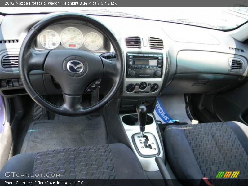 Midnight Blue Mica / Off Black 2003 Mazda Protege 5 Wagon