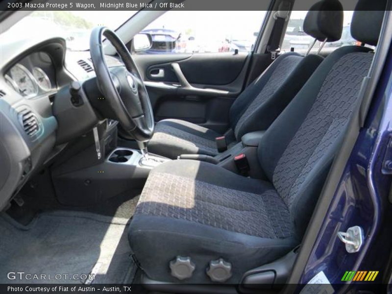 Midnight Blue Mica / Off Black 2003 Mazda Protege 5 Wagon