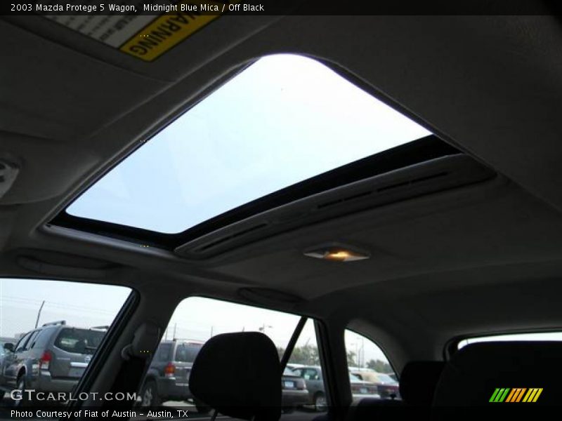 Midnight Blue Mica / Off Black 2003 Mazda Protege 5 Wagon