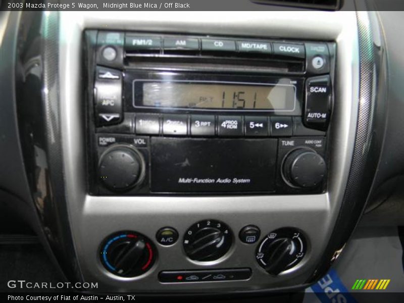 Midnight Blue Mica / Off Black 2003 Mazda Protege 5 Wagon
