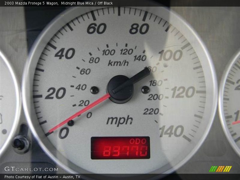Midnight Blue Mica / Off Black 2003 Mazda Protege 5 Wagon
