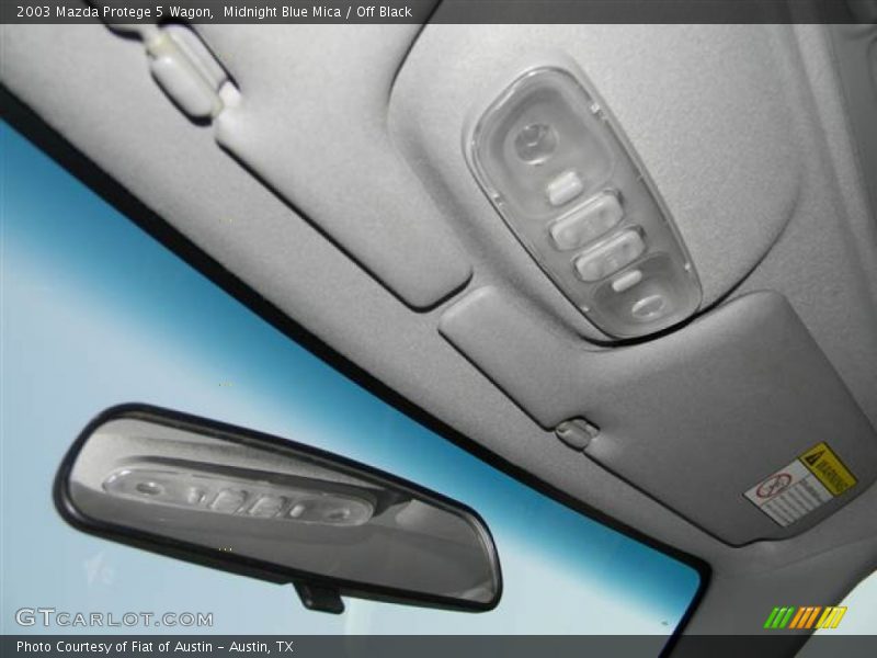 Midnight Blue Mica / Off Black 2003 Mazda Protege 5 Wagon