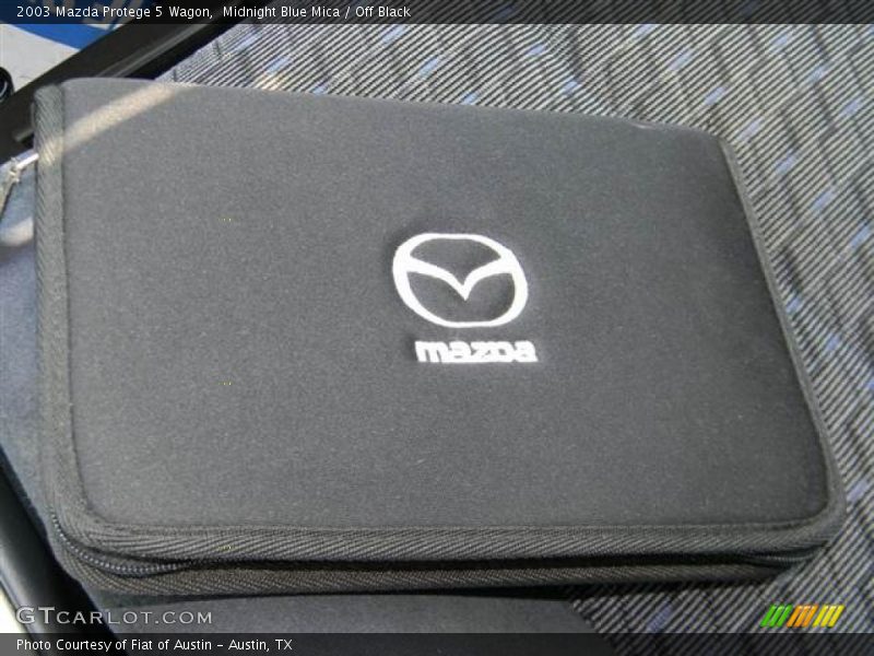 Midnight Blue Mica / Off Black 2003 Mazda Protege 5 Wagon