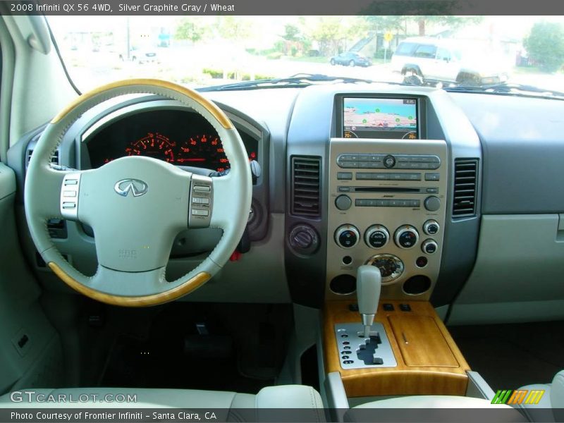 Silver Graphite Gray / Wheat 2008 Infiniti QX 56 4WD