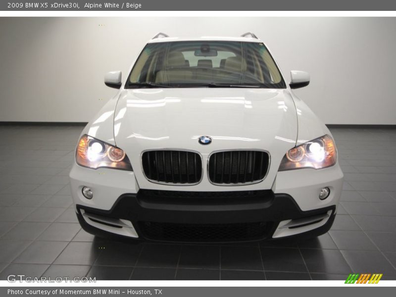 Alpine White / Beige 2009 BMW X5 xDrive30i