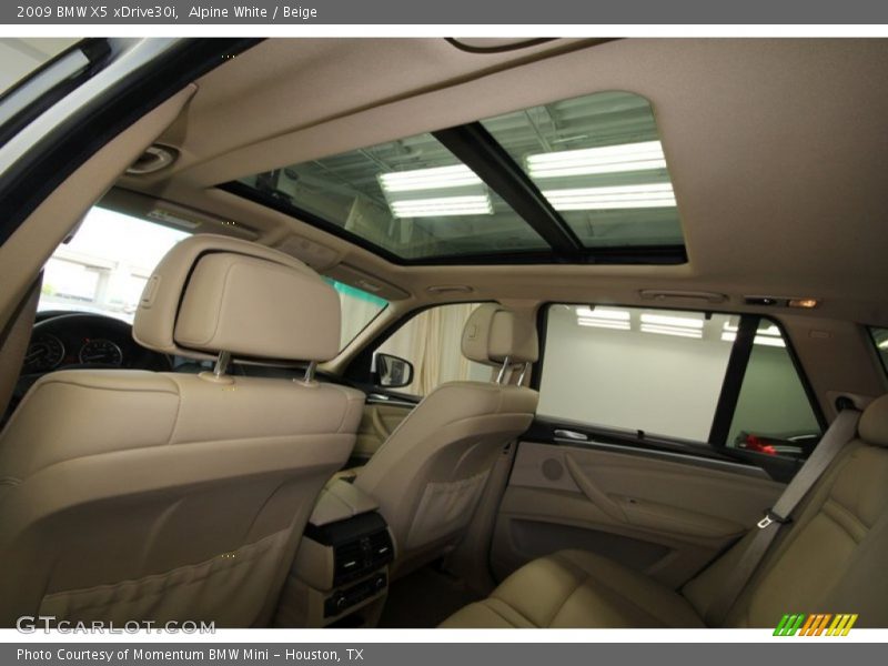 Alpine White / Beige 2009 BMW X5 xDrive30i