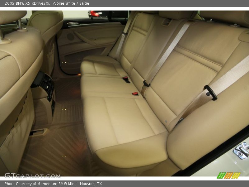 Alpine White / Beige 2009 BMW X5 xDrive30i