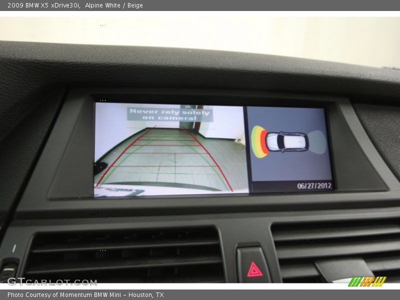 Alpine White / Beige 2009 BMW X5 xDrive30i