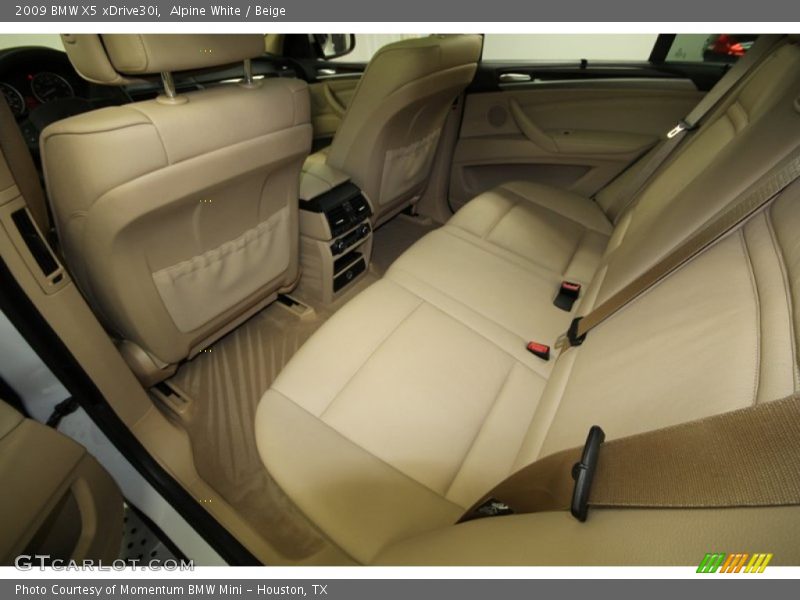 Alpine White / Beige 2009 BMW X5 xDrive30i