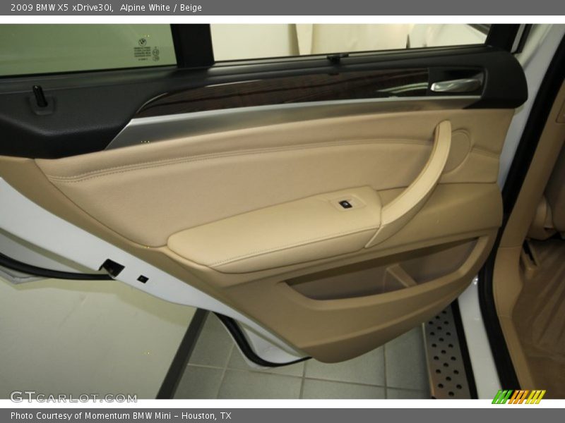 Alpine White / Beige 2009 BMW X5 xDrive30i