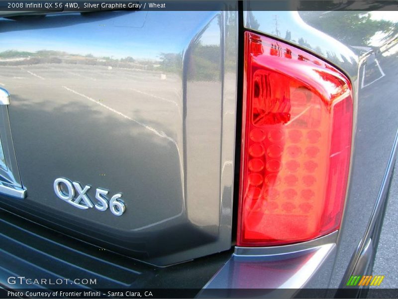 Silver Graphite Gray / Wheat 2008 Infiniti QX 56 4WD