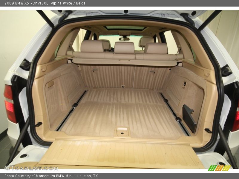 Alpine White / Beige 2009 BMW X5 xDrive30i