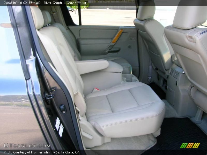 Silver Graphite Gray / Wheat 2008 Infiniti QX 56 4WD