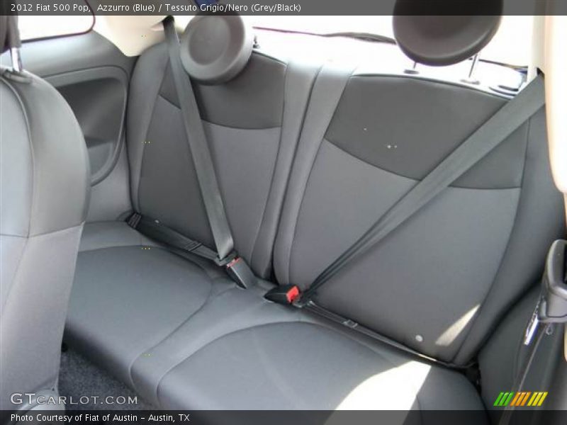 Azzurro (Blue) / Tessuto Grigio/Nero (Grey/Black) 2012 Fiat 500 Pop