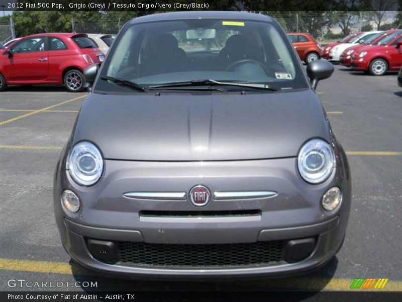 Grigio (Grey) / Tessuto Grigio/Nero (Grey/Black) 2012 Fiat 500 Pop