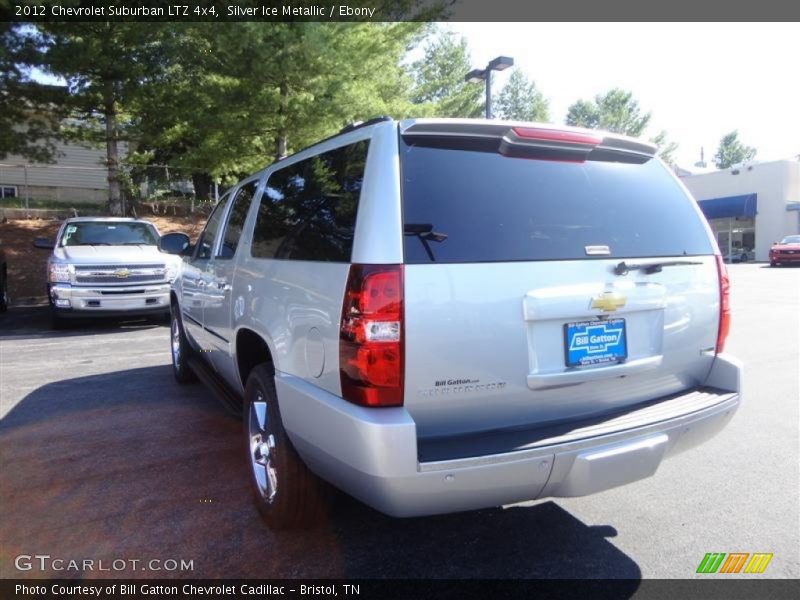 Silver Ice Metallic / Ebony 2012 Chevrolet Suburban LTZ 4x4