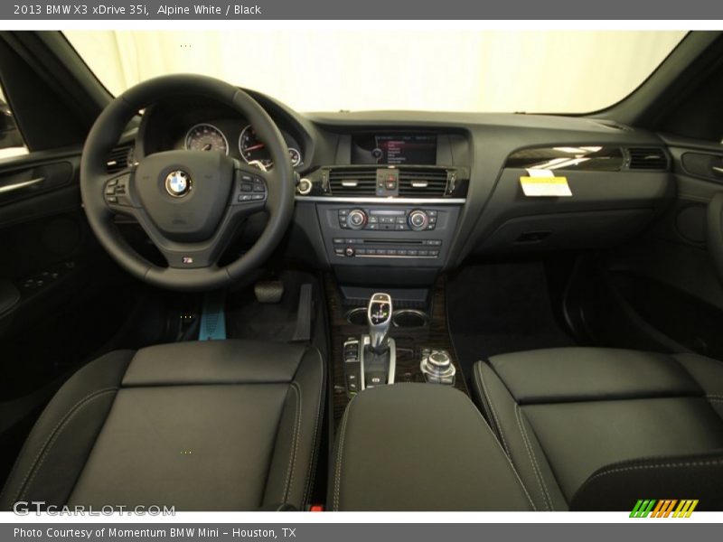 Alpine White / Black 2013 BMW X3 xDrive 35i