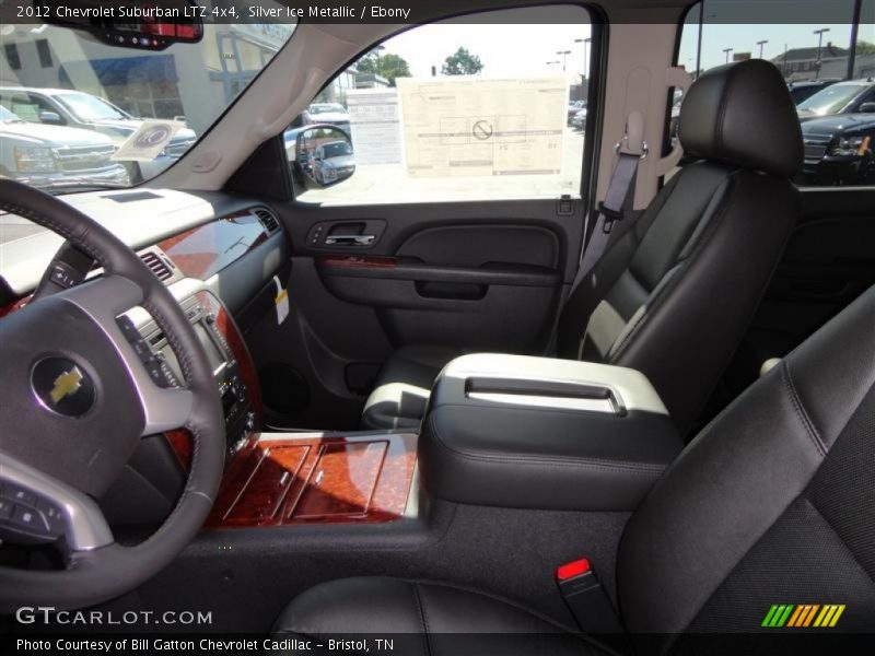 Silver Ice Metallic / Ebony 2012 Chevrolet Suburban LTZ 4x4