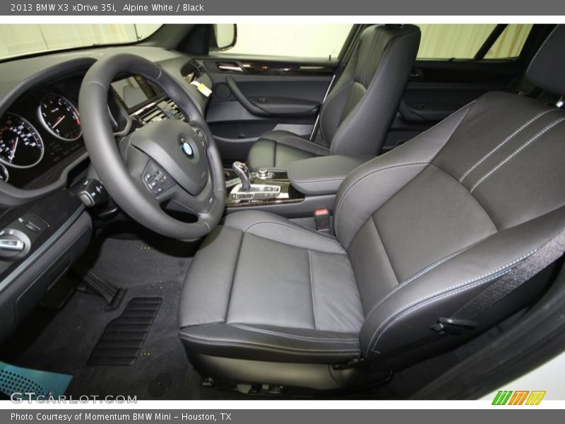 Alpine White / Black 2013 BMW X3 xDrive 35i