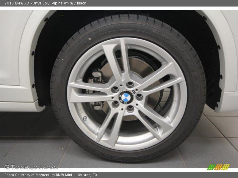 Alpine White / Black 2013 BMW X3 xDrive 35i